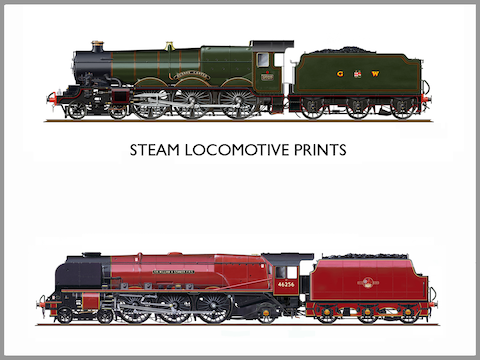 Steam Locomotive Prints